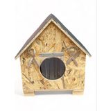 Narım Kedi Yuvası Kedi Yatağı Özel Üretim 11 mm Osb 45 x 45 x 45 cm