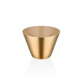 Narin Gold and Beige Mat 5 cm Konik Çerezlik