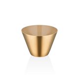 Narin Gold and Beige Mat 7 cm Konik Çerezlik