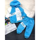 Narin Kids Koala Detaylı Kapşonlu Peluş Kız Çocuk Takım - 4 Yaş