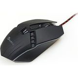 Narita GX-2000 Gaming Mouse - Led Işıklı Ergonomik PC/Laptop Uyumlu Oyuncu Mouse - Siyah