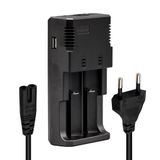 Narita Hd-8863 18650-26650-16340-14500-Aa-Aaa 4.2V Usb 600Ma 2'Li Pil Şarj Cihazı