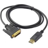 Narita NRT-4028 Displayport (Dp) To DVI Dönüştürücü Çevirici Görüntü Kablosu - Ekran Kartı & Monitör Uyumlu - 0 - Siyah