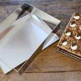 Narkalıp Altlıklı Dikdörtgen Kek Kalıbı 20x30 cm Derinlik 5cm NRT-125