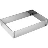 Narkalıp Dikdörtgen Ayarlanabilir Kek Kalıbı Derinlik 6 cm NRT-306