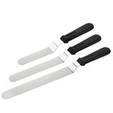 Narkalıp Eğik Pasta Sıvama Spatula Bıçağı 3 Lü NRT-079