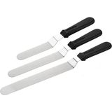 Narkalıp Eğik Pasta Sıvama Spatula Bıçağı 3'lü