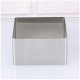 Narkalıp Kare Adet Pasta Kek Kalıbı Çap 8 x 8 cm Derinlik 8cm NRT-250