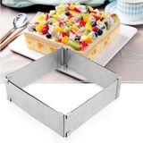 Narkalıp Kare Ayarlanabilir Kek Kalıbı 15-30cm Derinlik 8cm NRT-023