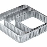 Narkalıp Kare Delikli Tart Kalıbı 3 Lü NRT-018