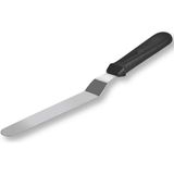 Narkalıp Paslanmaz Çelik Eğik Pasta Sıvama Spatulası Oval Uçlu Küçük Boy