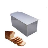 Narkalıp Paslanmaz Çelik Ekmek Pişirme Kalıbı 10x10cm Boy 15cm NRT-276
