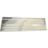 Narkalıp Paslanmaz Çelik Kebap Şişi 6'lı 60 cm