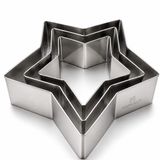 Narkalıp Yıldız 3 Lü Pasta Kek Kalıbı 16-20-26 cm Çap – 10 cm Derinlik NRT-318