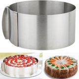 Narkalıp Yuvarlak Ayarlanabilir Kek Kalıbı 16-30cm Derinlik 10cm NRT-002