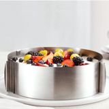 Narkalıp Yuvarlak Ayarlanabilir Kek Kalıbı 16-30cm Derinlik 8cm NRT-001