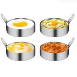 Narkalıp Yuvarlak Omlet Ve Krep Pişirme Kalıbı 4 Lü Cap 8cm NRT-053