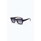 Narkel Siyah Cam Leopar Desenli Retro Kare Kemik Çerçeve Unisex UV400 Vintage Retro Güneş Gözlüğü