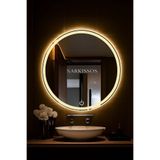Narkissos Dizayn 60 cm DOKUNMATİK GÜN IŞIĞI LEDLİ BANYO AYNASI KUMLAMALI -SALON-KAFE LED AYNA
