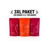 Narma Üçlü Mix Paket Freeze Dried 50 gr Çilek, 50 gr Şeftali ve 50 gr İncir Dondurularak Kurutulmuş Meyve Cipsi-Toplam 150 gr