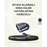 Narnuga Çift Modlu 110DB Alarmlı Disk Kilidi Suya Dayanıklı