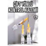Narnuga Çift Taraflı Elektrik Kontrol Kalemi Şeffaf Tornavida - Renkli