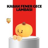 Narnuga Pumpkin LED Night Light Dokunmatik Şarjlı Silikon Gece Lambası - Çok Renkli