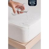 Nart Home Bambu Tasarım Premium Alez | %100 Sıvı Geçirmez Fitted Yatak Koruyucu