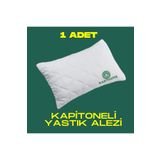 Nart Home Kapitoneli Yastık Alezi Yastık Koruyucu Yastık Kılıfı Pamuklu Kumaş