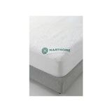 Nart Home Premium 3D Bambu Tasarım Sıvı Geçirmez Fitted Alez - Ultra Sessiz Yatak Koruyucu - 60 x 120 cm - Beyaz