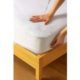 Nart Home Yatak Alezi Micro Kumaş Fitted Full Kenar Sıvı Geçirmez Yatak Koruyucu Beyaz
