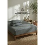 Nart Home Yatak ve Yastık Alezi Seti Pamuklu Kapitone Fitted Full Kenar Yatak Koruyucu Gri - 60 x 120 cm