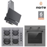 Narte 6 Yıl Garantili Ankastre Set (OV200-CG20160-H10060) - Gri