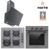 Narte 6 Yıl Garantili Ankastre Set (OV300-CG20160-H20160) - Gri