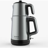 Narte Çelik Çay Makinası - Inox - Siyah