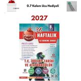 Nartest 2027 Lgs 8. Sınıf Haftalık T.c. Inkılap Tarihi ve Atatürkçülük 36 Haftalık Denemeleri + Kalem Ucu Hediyeli