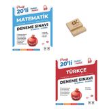 Nartest LGS 8. Sınıf Prestij Matematik ve Türkçe Denemeleri + Telefon Standı