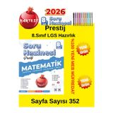 Nartest Yayıları 8.Sınıf Prestij Matematik %100 Meb Uyumlu Soru Hazinesi Soru Bankası+Kalem