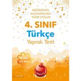 Nartest Yayınevi 4. Sınıf Türkçe Yaprak Test (2017 Müfredatı - Eski Baskı)