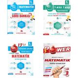 Nartest Yayınevi 5. Sınıf Matematik Set Mavi Seri + Tane Tane + Power + 12 Li Deneme