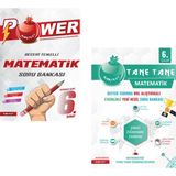 Nartest Yayınevi 6. Sınıf Power Matematik Soru Bankası ve Defter Tadında Tane Tane