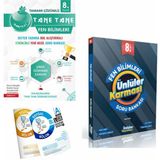 Nartest Yayınevi 8. Sınıf Defter Tadında Tane Tane Fen Bilimleri ve Ünlüler Karması Fen Bilimleri Soru Bankası