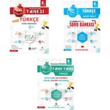 Nartest Yayınevi 8. Sınıf Defter Tadında Tane Tane Türkçe Soru Bankası Seti (3 Kitap)