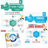 Nartest Yayınevi 8. Sınıf Defter Tadında Tane Tane Türkçe ve Nartest Yayınevi Mavi Türkçe Soru Bankası