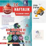 Nartest Yayınevi 8.sınıf Din Kültürü 36 Hafta DENEMELERİ+ZİHİNDENEME-NT-1018