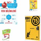 Nartest Yayınevi 8. Sınıf Fen Bilimleri Deneme- Hız Deneme- Yerim Seni LGS Türkçe Fen Deneme
