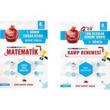 Nartest Yayınevi 8. Sınıf LGS 1. Dönem Deneme + 1. Dönem Matematik Tekrar Kitabı