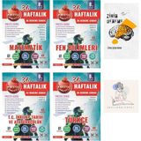 Nartest Yayınevi 8.sınıf Mat-Fen-Türkçe-Inkılap Haftalık Deneme+Zihindeneme-Nt-53