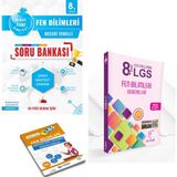 Nartest Yayınevi 8. Sınıf Mavi Fen Bilimleri Soru Bankası ve Karekök LGS 20'li Fen Deneme + Yerim Seni LGS