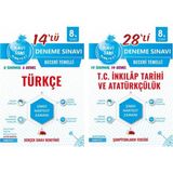 Nartest Yayınevi 8. Sınıf (Mavi Seri) Türkçe İnkılap Tarihi ve Atatürkçülük LGS Deneme Seti